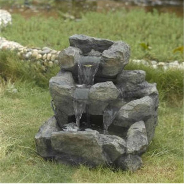 Fountain Cellar Fountain Cellar FCL028 Rock Creek Cascading Outdoor-Indoor Fountain with Illumination FCL028